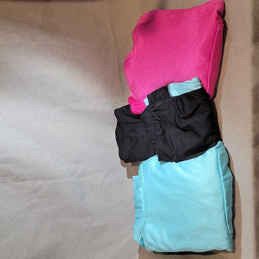 Athletic Works two sets of size 7/8 cold weather pull over hoodie &leggings set